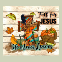 Fall For Jesus He Never Leaves Heavyweight Hoodie | Teevron