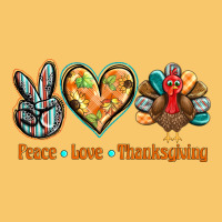 Peace Love Thanksgiving Vintage Hoodie | Teevron