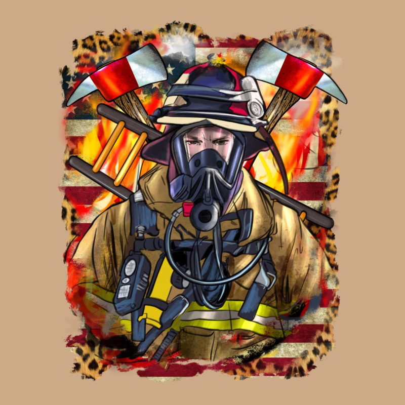 Firefighter Axe And Ladder Vintage Hoodie by LillyAllenDesigns | Teevron