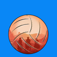 Cowboy Sunset Volleyball Zipper Hoodie | Teevron