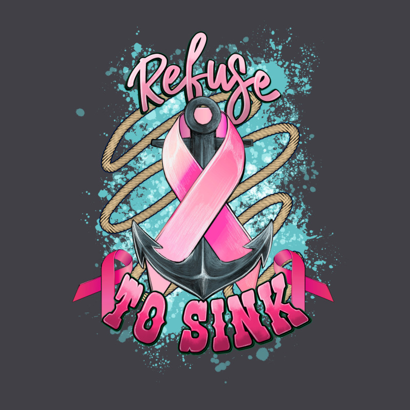 Refuse To Sink Cancer Anchor Cancer Awareness Heavyweight Hoodie by HowdyJamesFarm | Teevron