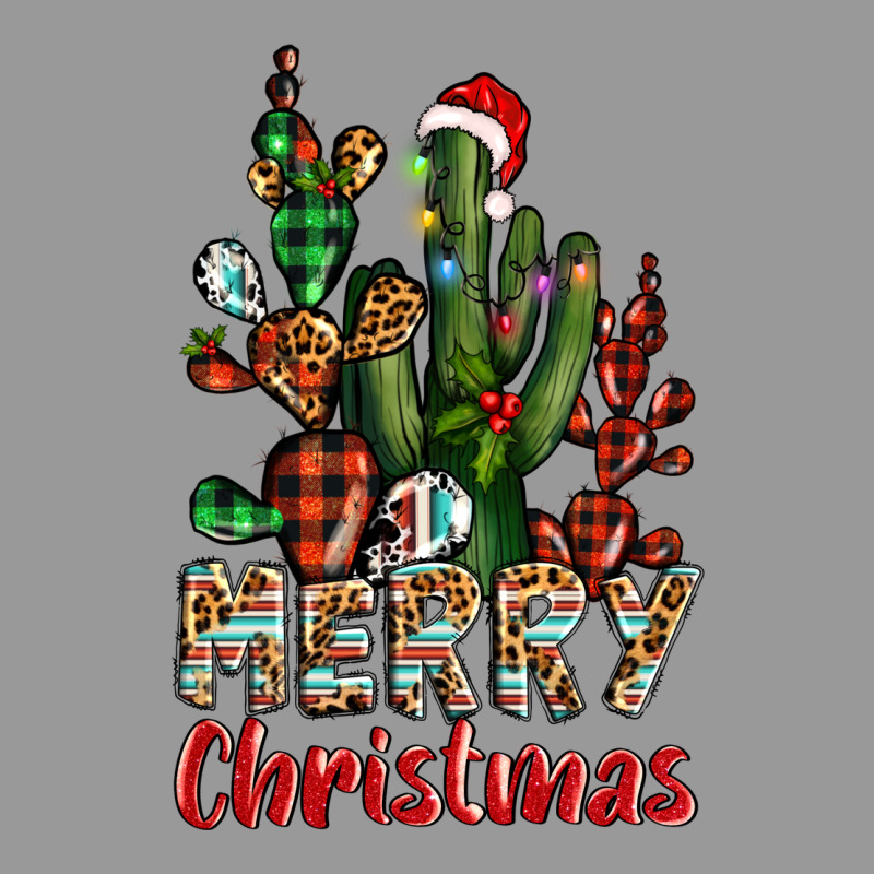 Merry Christmas Cactus Western Vintage Hoodie by BarkalooDesign | Teevron