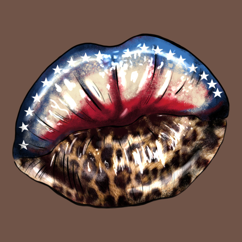 American Lip Leopard 4th Of July Premium Sweatshirt by HowdyJamesFarm | Teevron