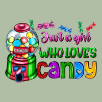 Just A Girl Who Loves Candy Urban Heavy Tee | Teevron