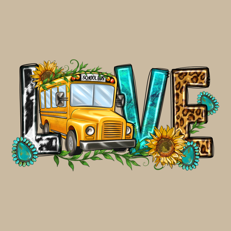 School Bus Love Long Sleeve Tee by NancyCooperArtShop | Teevron