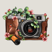 Floral Eucalyptus Film Roll Vintage Camera Heavy Core Tee | Teevron