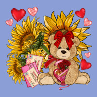 Valentines Day Sunflowers With Bear Hjf Long Sleeve Tee | Teevron