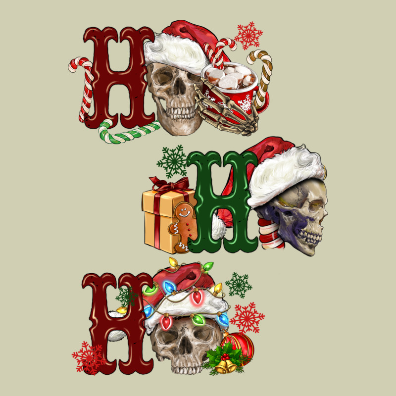 Ho Ho Ho Skull Heavy Core Tee by FaDigitalArtStudio | Teevron