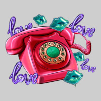 Love Balloons And Pink Valentines Telephone Premium Tee | Teevron
