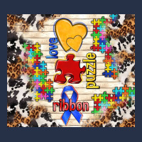 Love Puzzle Ribbon Premium Hoodie | Teevron