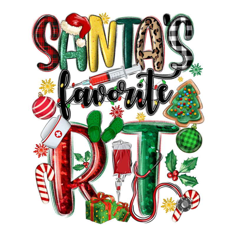 Santas Favorite Rt Nurse Long Sleeve Tee by MaliasSmallBusiness | Teevron