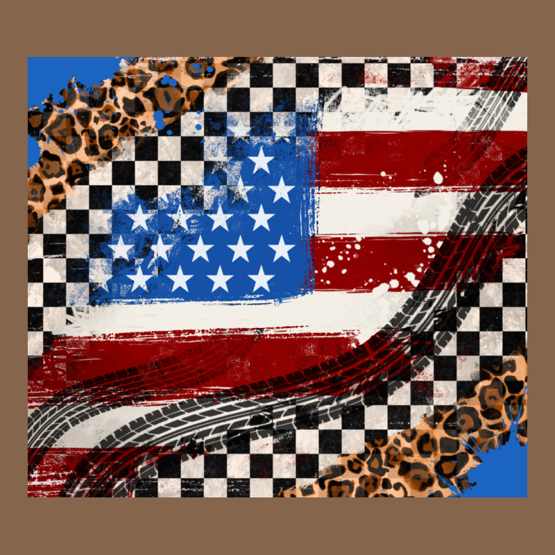 American Flag And Racee Flag Premium Tee by AdoDesignShop | Teevron