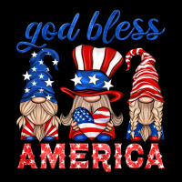 God Bless America Gnome Ladies Tee | Teevron