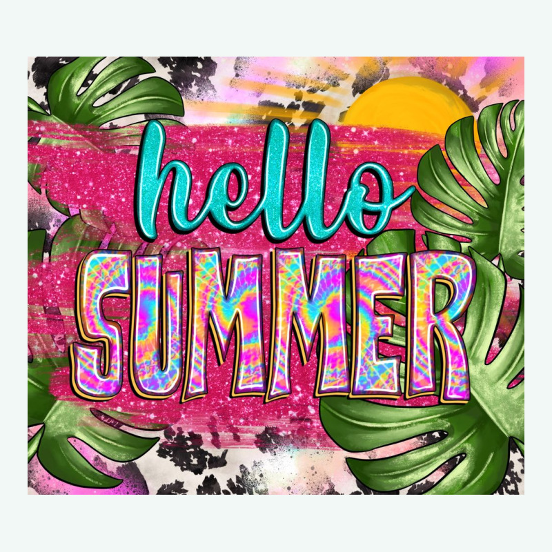 Hello Summer With Cowhide Premium Hoodie by TumblerDesignByShophia | Teevron