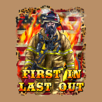 First In Last Out Firefighter Vintage Hoodie | Teevron