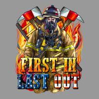 First In Last Out American Firefighter Vintage Hoodie | Teevron