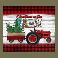 Christmas On The Farm Tractor Vintage Hoodie | Teevron