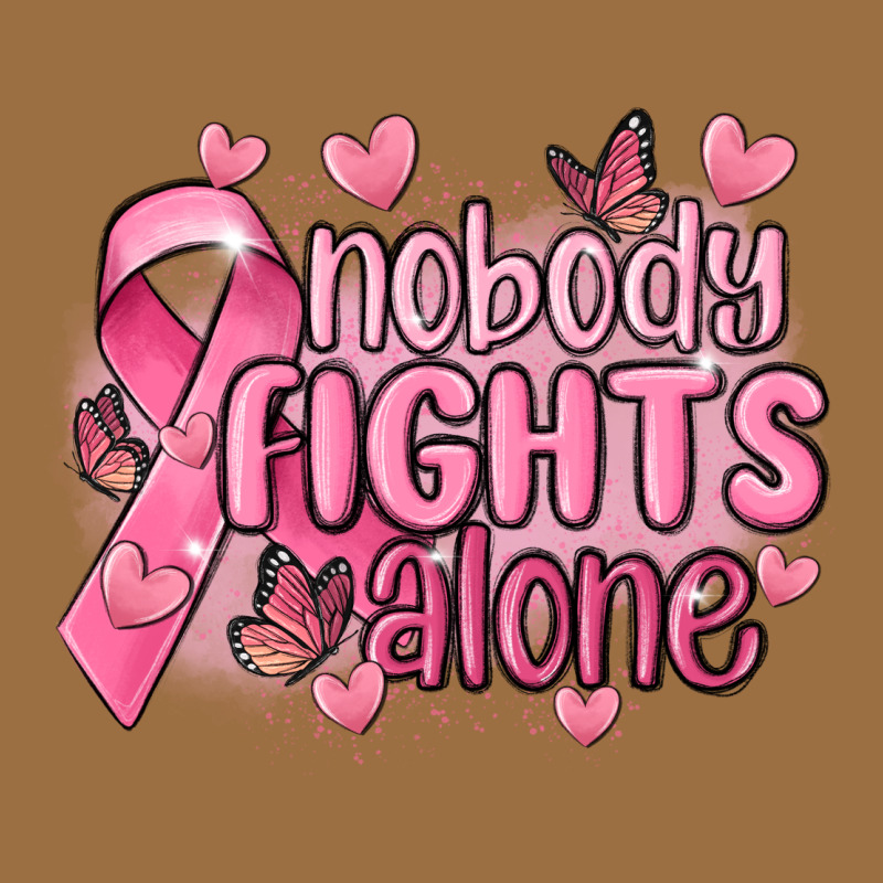 Nobody Fights Alone Cancer Vintage Tee by MaliasSmallBusiness | Teevron
