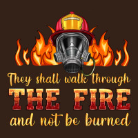 The Fire With Firefighter Air Mask Heavy Core Tee | Teevron
