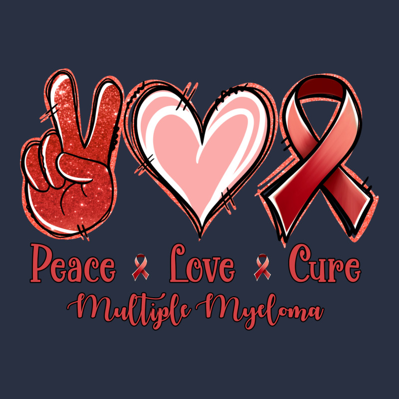 Peace Love Cure Multiple Myeloma Heavyweight Sweatshirt by NancyCooperArtShop | Teevron