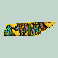 Western Tenessee Map Sunflower Pattern Zipper Hoodie | Teevron