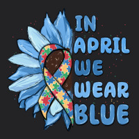 In April We Wear Blue Vintage Tee | Teevron