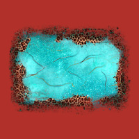 Gemstone Turquoise Leopard Background Premium Hoodie | Teevron