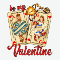 Be My Valentine With Playing Cards And Key Urban Heavy Tee | Teevron