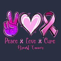 Peace Love Cure Breast Cancer Heavyweight Sweatshirt | Teevron