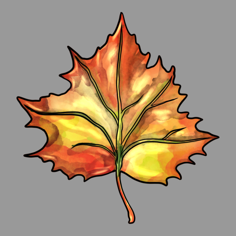 Withered Leaf Vintage Hoodie by BarkalooDesign | Teevron