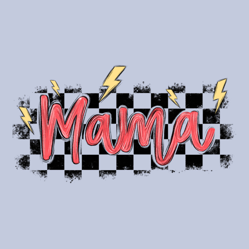Checkered Mama Long Sleeve Tee by MaliasSmallBusiness | Teevron