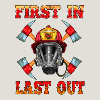 Firefighter Face Mask With Axes Heavy Core Tee | Teevron