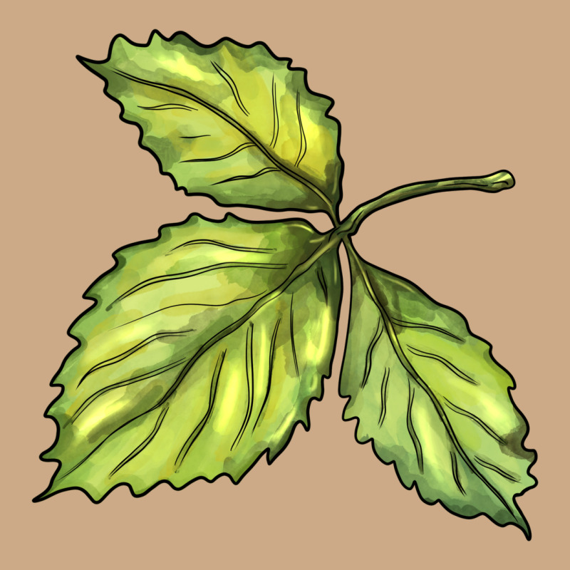 Green Leaf Vintage Hoodie by BarkalooDesign | Teevron