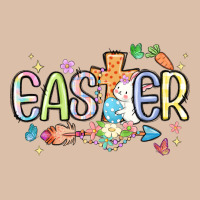Easter Cross With Bunny Urban Heavy Tee | Teevron