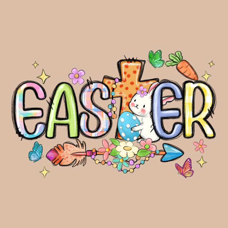 Easter Cross With Bunny Urban Heavy Tee by MaliasSmallBusiness | Teevron
