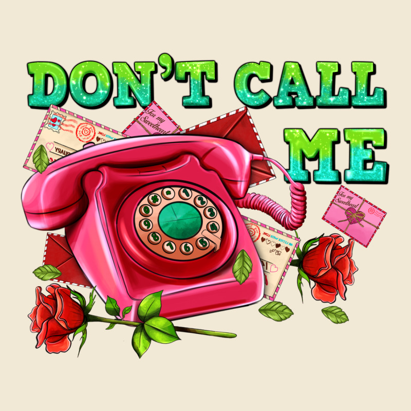 Dont Call Me With Pink Phone And Letters Premium Tee by AdoDesignShop | Teevron