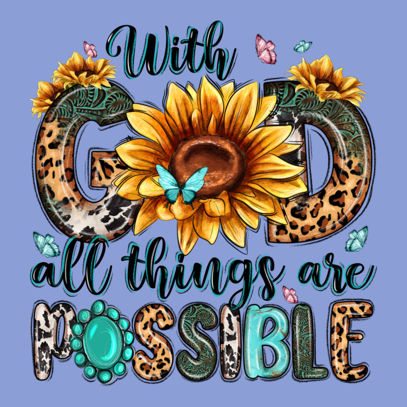 With God All Things Are Possible Malias Long Sleeve Tee by MaliasSmallBusiness | Teevron