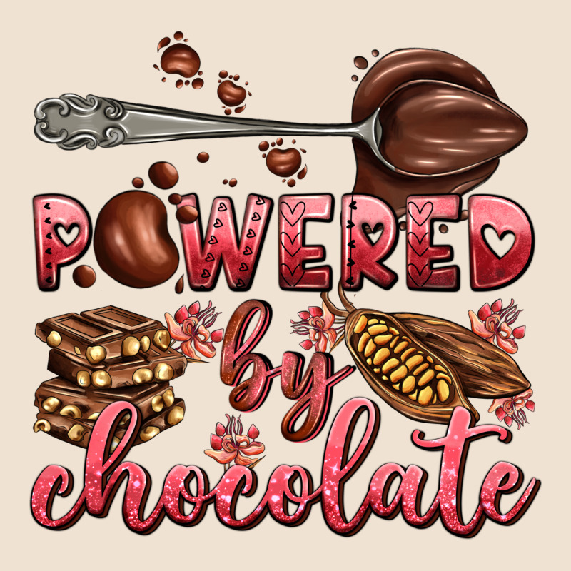 Powered By Chocolate Urban Heavy Tee by AdoDesignShop | Teevron