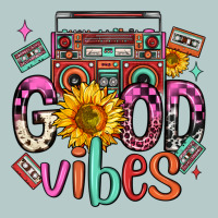 Good Vibes Cassette Boombox Heavy Core Tee | Teevron