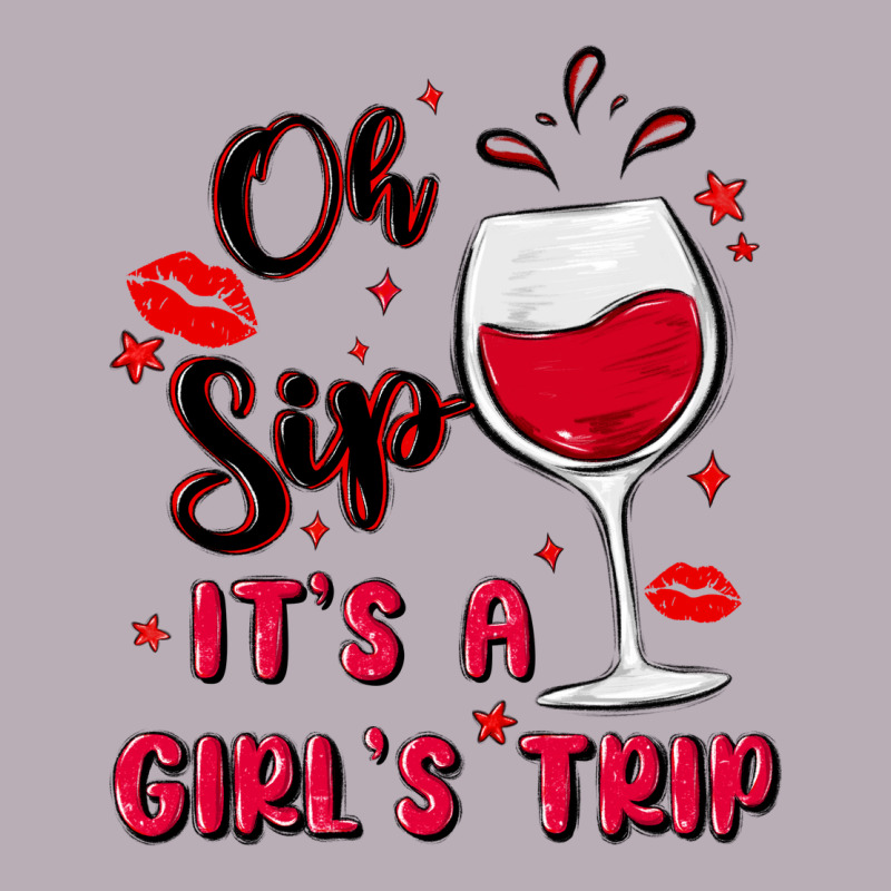 Oh Sip It's A Girl's Trip Vintage Tee by MaliasSmallBusiness | Teevron