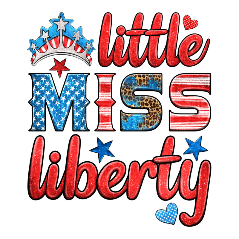 Little Miss Liberty Ladies Tee by HRA Design Shop | Teevron
