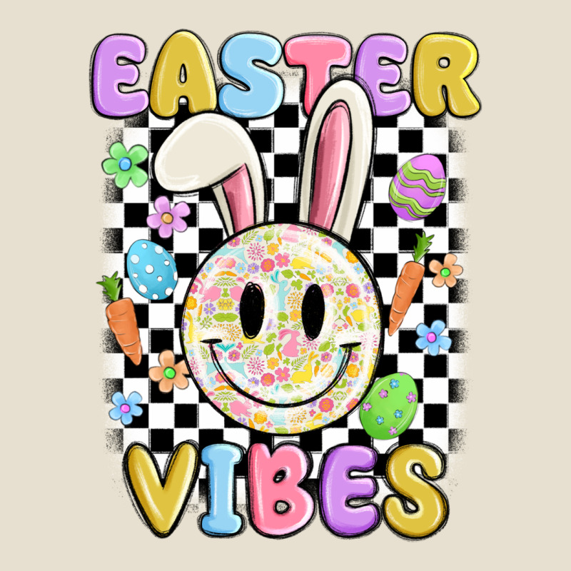 Easter Vibes Smiley Face Urban Heavy Tee by MaliasSmallBusiness | Teevron