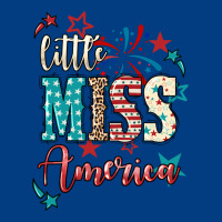 Little Miss America 4th Of July Premium Sweatshirt | Teevron