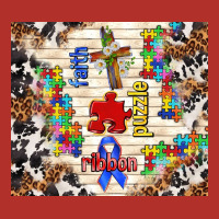 Faith Puzzle Ribbon Premium Hoodie | Teevron