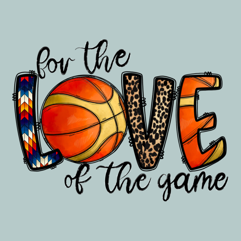For The Love Of The Game Basketball Heavy Core Tee by CowhideDigitalArt | Teevron