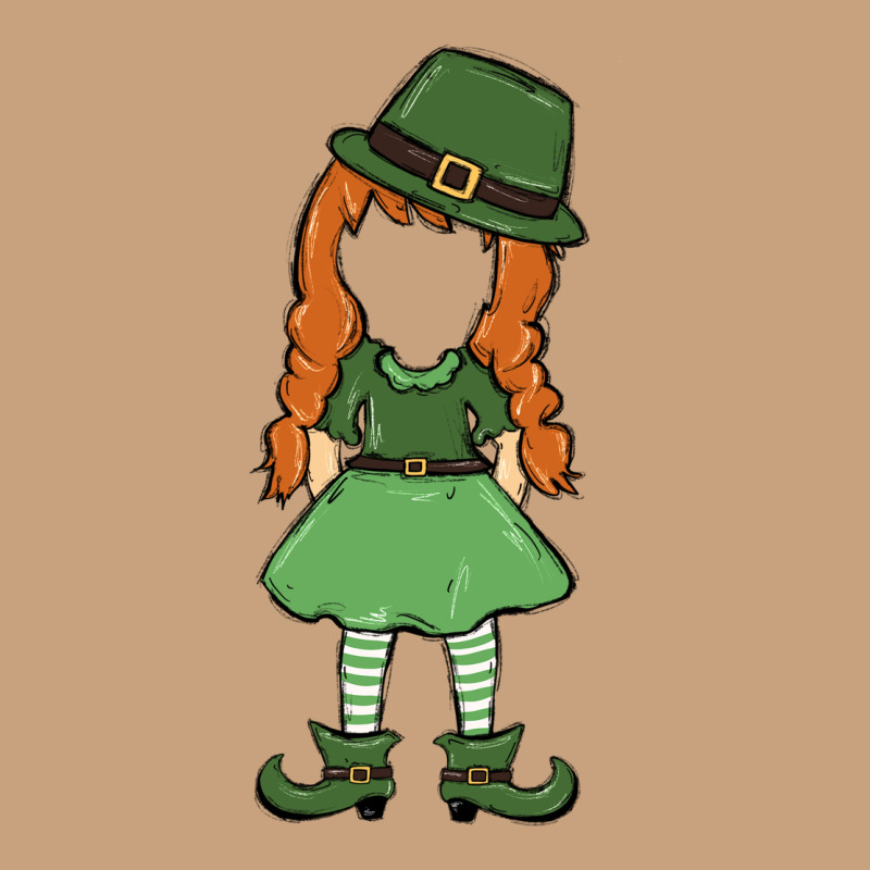 Leprechaun Girl Faceless Vintage Tee by MaliasSmallBusiness | Teevron