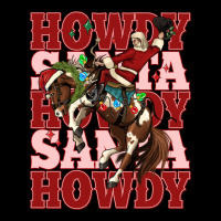 Howdy Santa Cowboy Christmas Long Sleeve Tee | Teevron