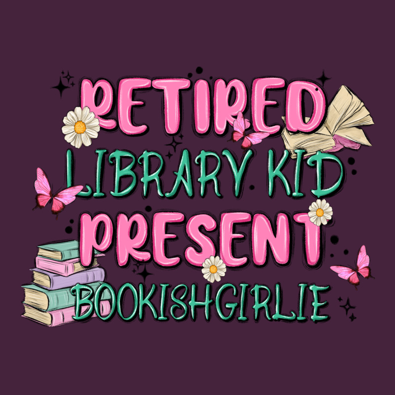Retired Library Kid Present Bookish Girlie Classic Tee by MaliasSmallBusiness | Teevron