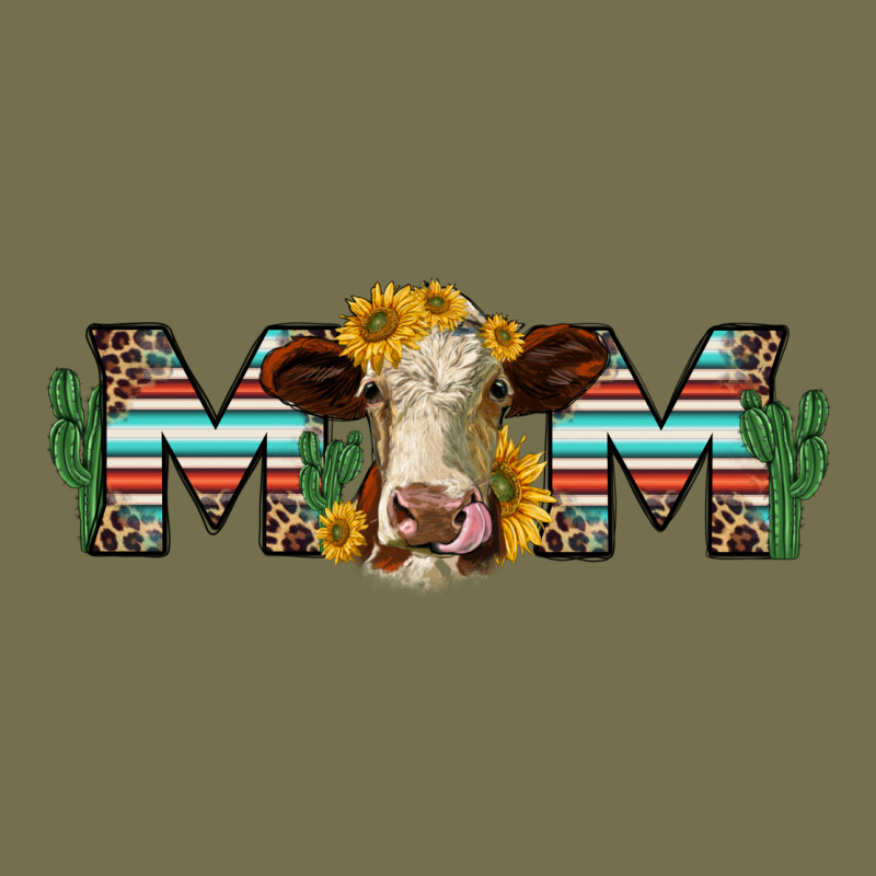 Sunflower Hereford Cattle And Cactus  Mom Vintage Hoodie by Jasminsmagicworld | Teevron