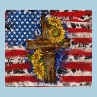Jesus Christ With American Flag Premium Hoodie | Teevron